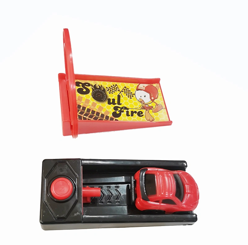 Plastic Car Toys Small Launcher Cars with Launcher Ramp Toy for Kids