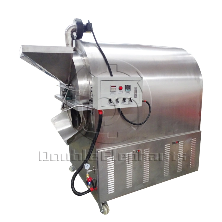 Automatic Stainless Steel Soybean, Chestnut, Coffee Bean Roaster Machine