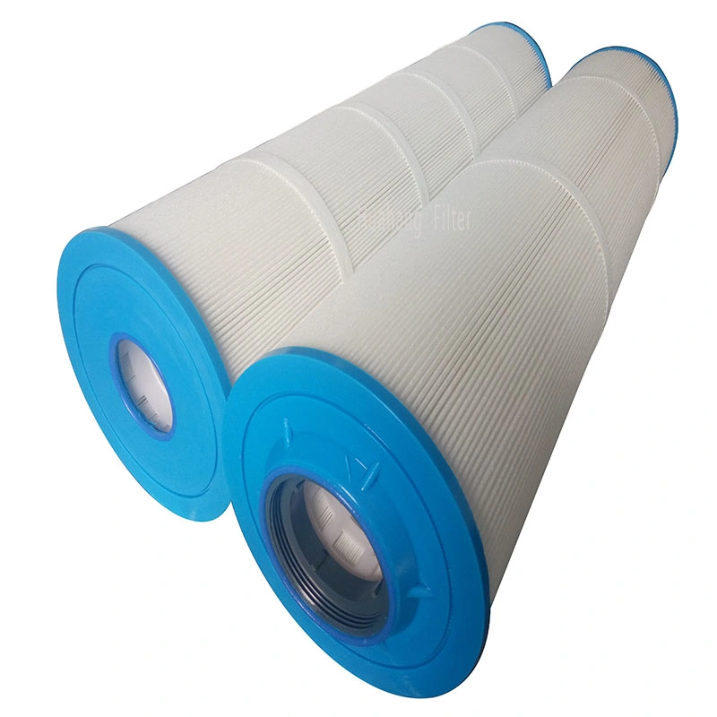 Huahang Polyester Water filter spare parts Swimming pool pump filters Pleated pool and spa water filter cartridge made of strong and stable material for jacuzzi