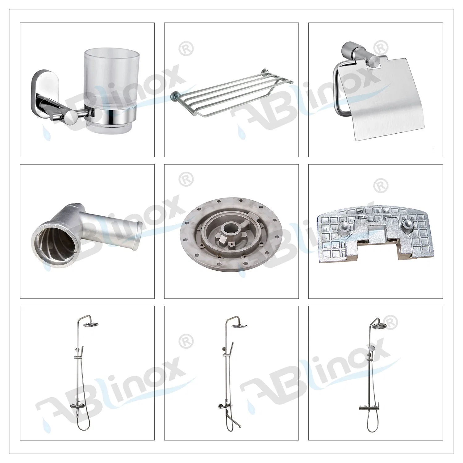 Stainless Steel 304/316 Basin Mixer Cold Hot Faucet Inox Tap Hardware Supermarket