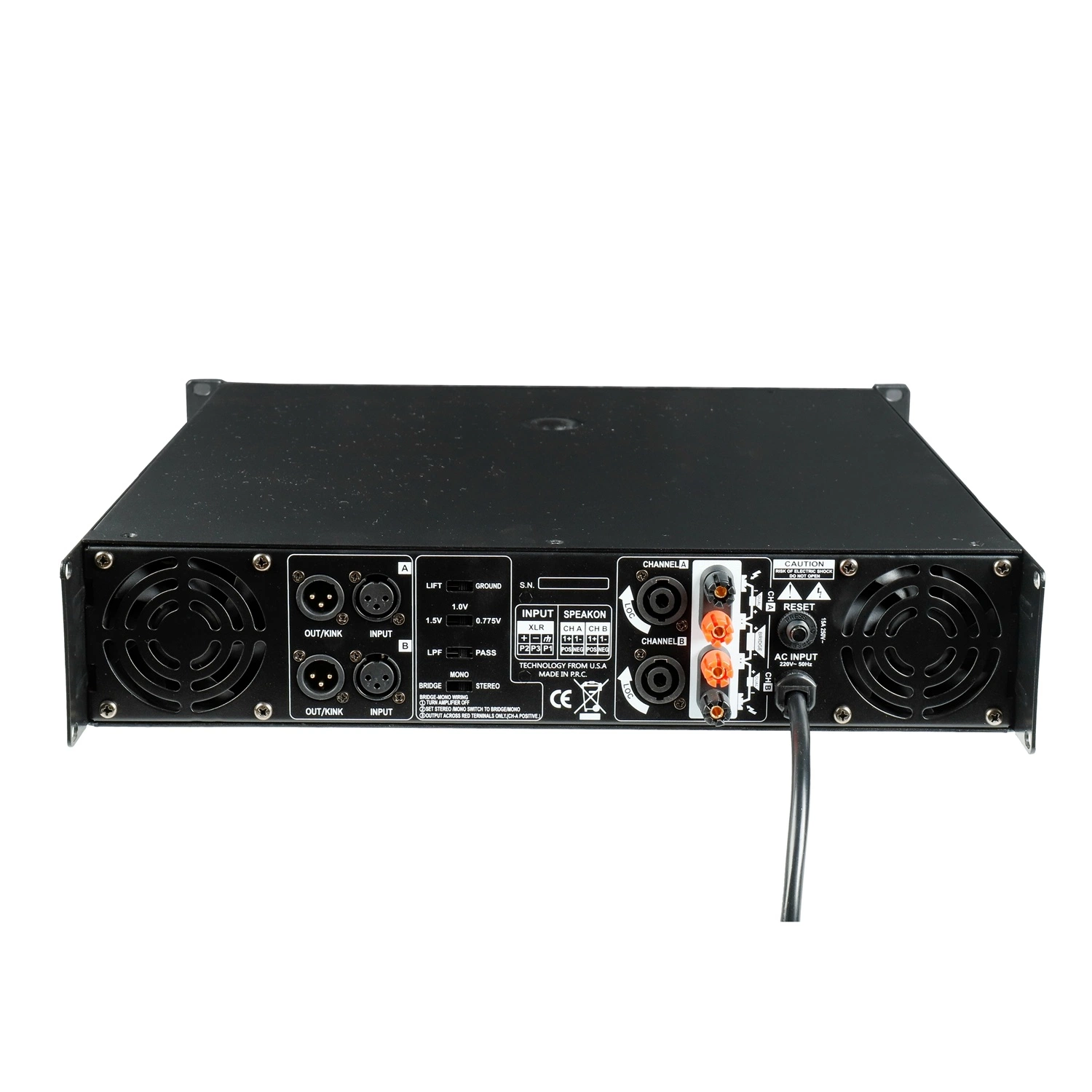 900W 2Ohm Estéreo amplificador de potencia profesionales de la gama media