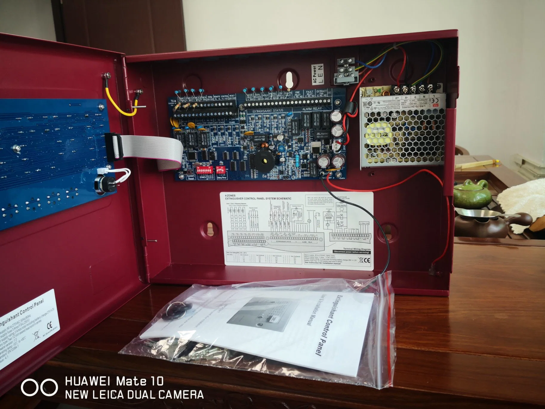 FM200 Sistema de alarma de fuego de supresión de fuego con fuego Extinguishant Panel de control