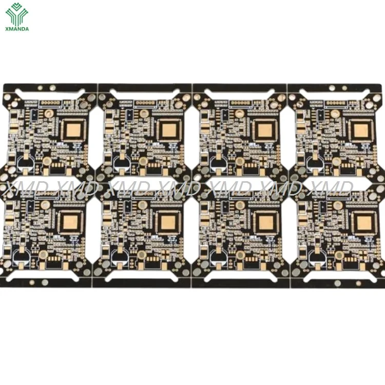 PCB de alta calidad con control de potencia y tratamiento de superficie HASL