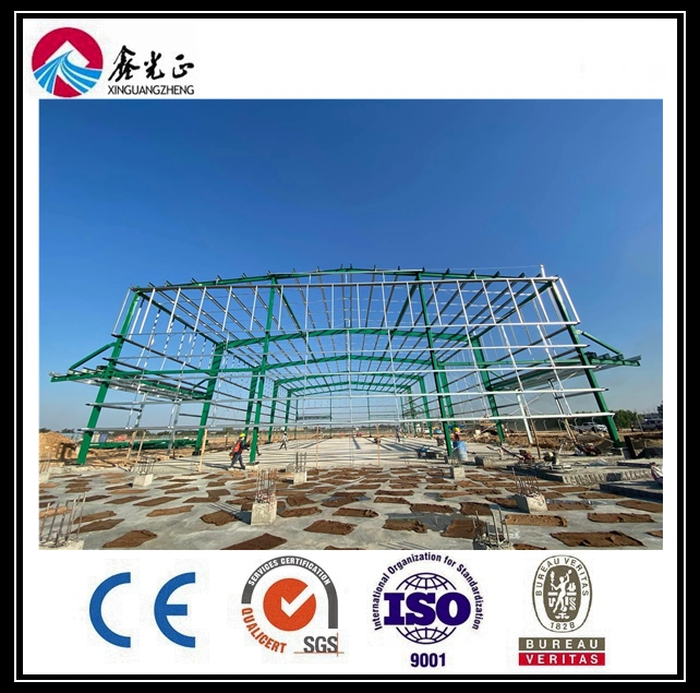 Material de construcción de la construcción prefabricados de estructura de acero para la fábrica