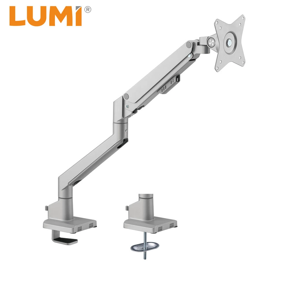 China Height Adjustable Desktop Computer Stand Bracket Articulating Monitor Arm