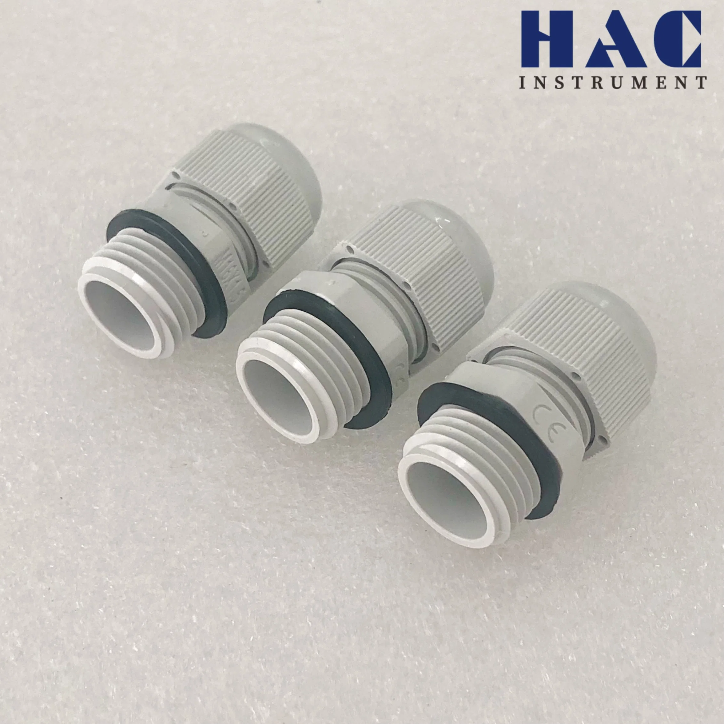 White Plastic Nylon Waterproof Wire Glands Connector Fitting