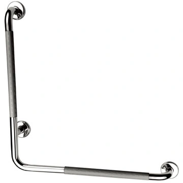 Stainless Steel with Nylon L Shape Disabled Non-Slip Grab Bar Handrail