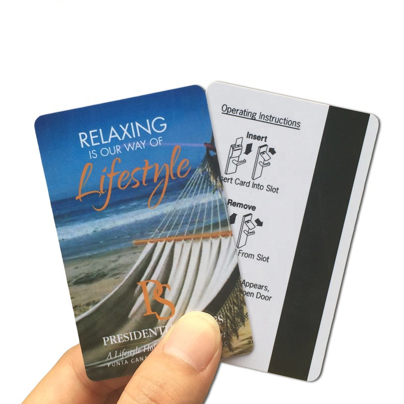 RFID NFC-Karte mit vollfarbebendem Offsetdruck und Hotelnutzung
