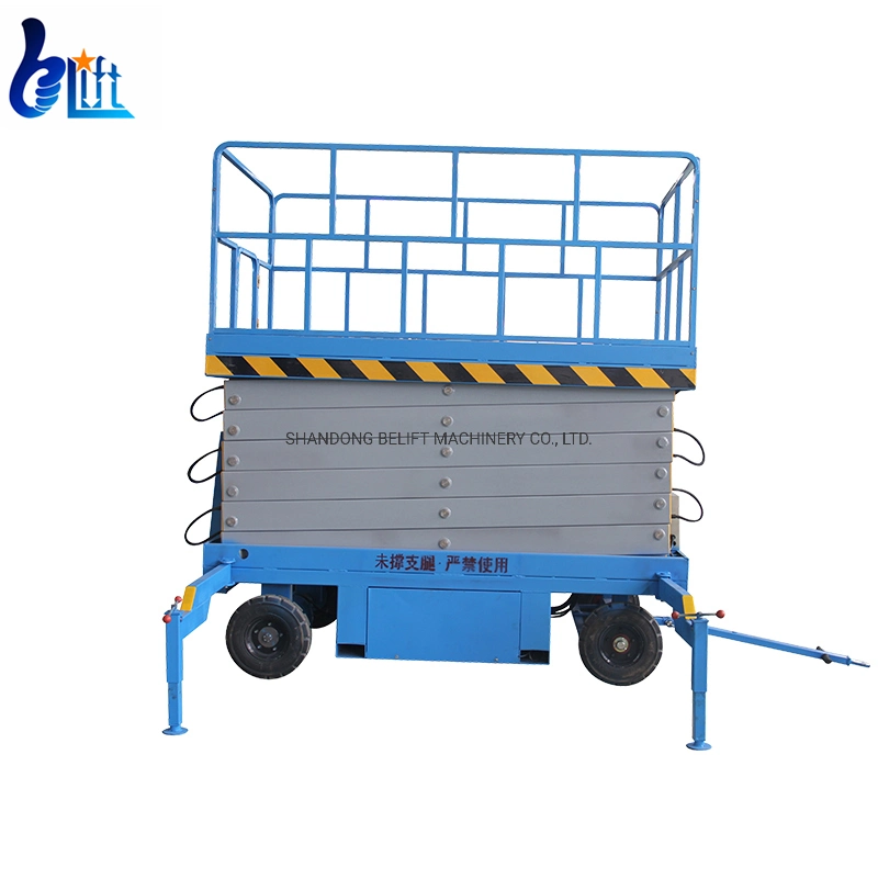 18m Facade Window Cleaning Machine High Rise Building Hydraulic Scissor Lift