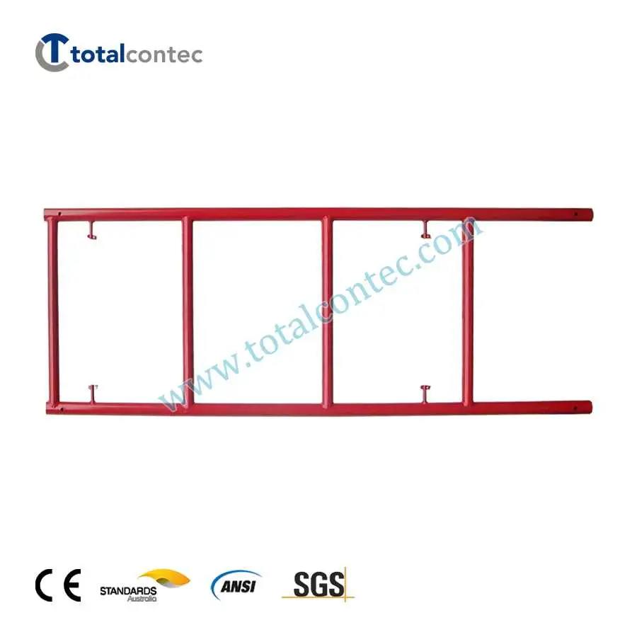 Steel Loader Euro Plate License Aluminium Mason Scaffold Scaffolding Frame System with Wheels Construction