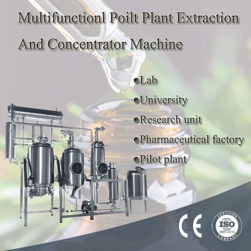 Laboratory Small Capacity Herbal Plant Essential Oil Solvent Extractor Seed Oil Extraction Machinery Sunflower Oil Processing Machine