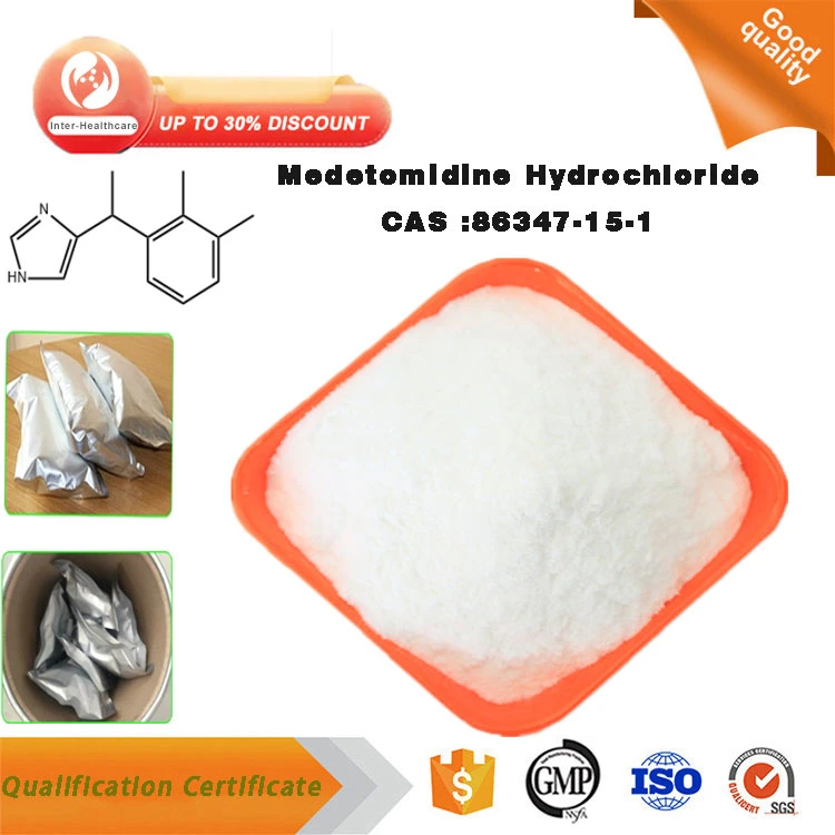 Best Price Pharmaceutical 99% Medetomidine Hydrochloride/HCl Powder CAS 86347-15-1 Medetomidine