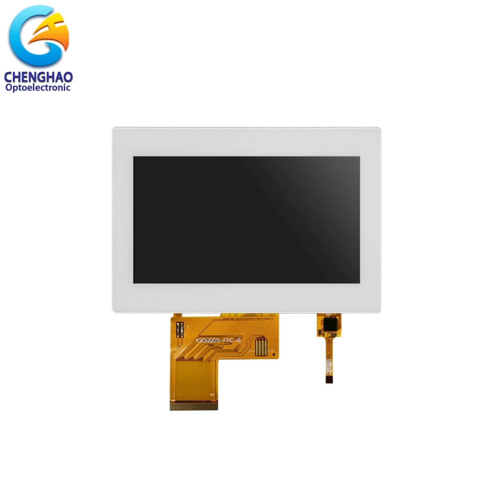 6 O'clock Viewing Angle 480*272 Dots 4.3inch Touch Liquid Crystal Display with Capacitive Touch