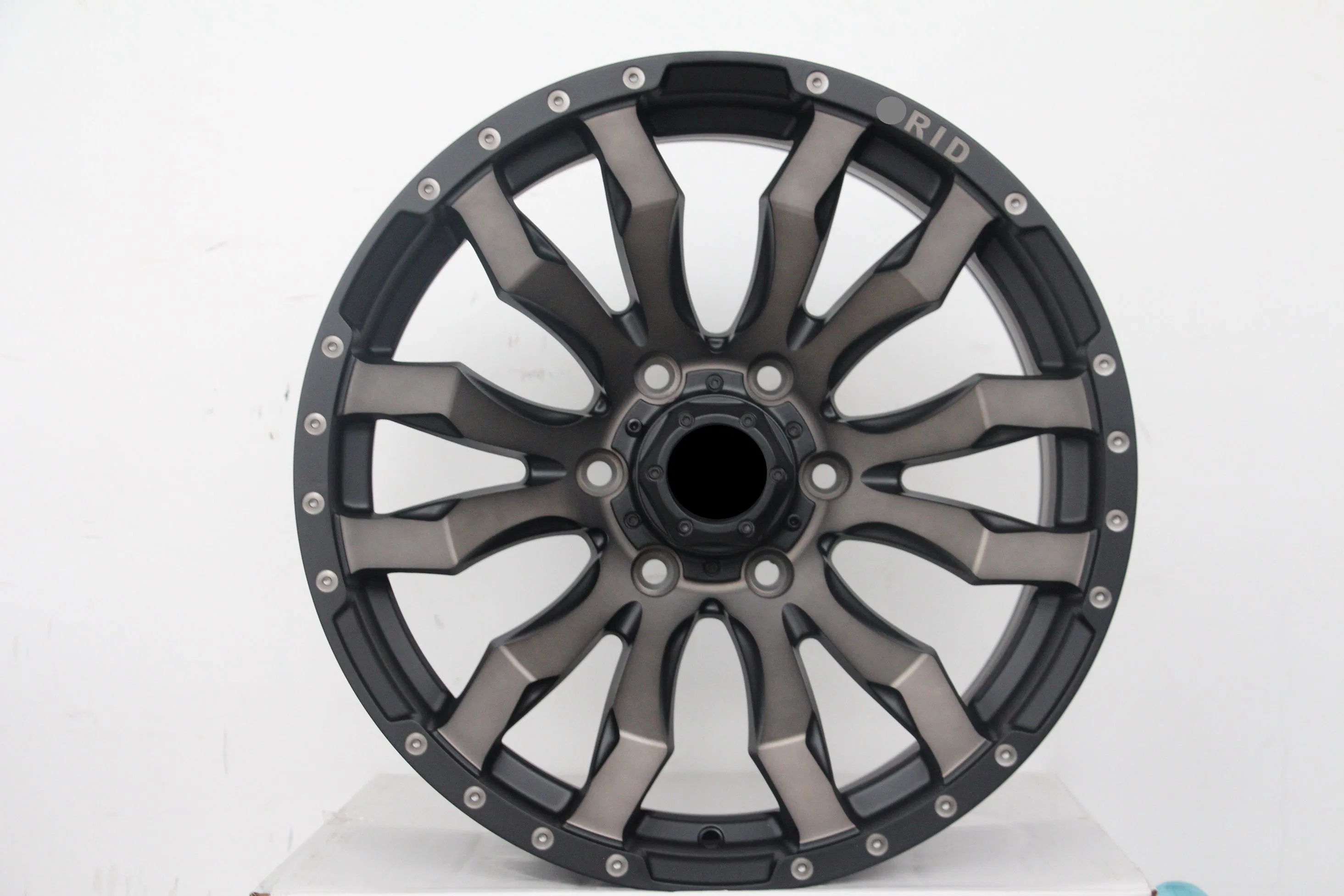 15X7.0 fábrica 18X8.5 20X9.0 blanqueado negro brillante las piezas del coche personalizado el cubo de rueda