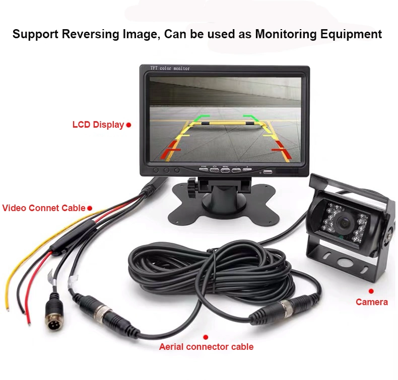 7" Screen Rear View Bus Car Monitor for Vehicle