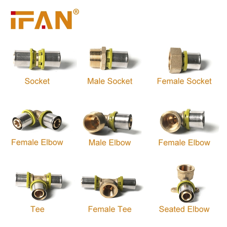 Ifan PPR/Pex/PEHD Pex-Al-Pex Tuyaux et raccords Usine de raccords de presse en gros