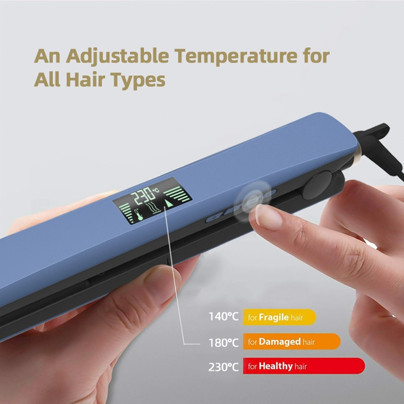 Professional Floating Ceramic Plates Hair Flat Iron Ship From Us Auto-Shut off Funtion LCD Display Hair Straightener