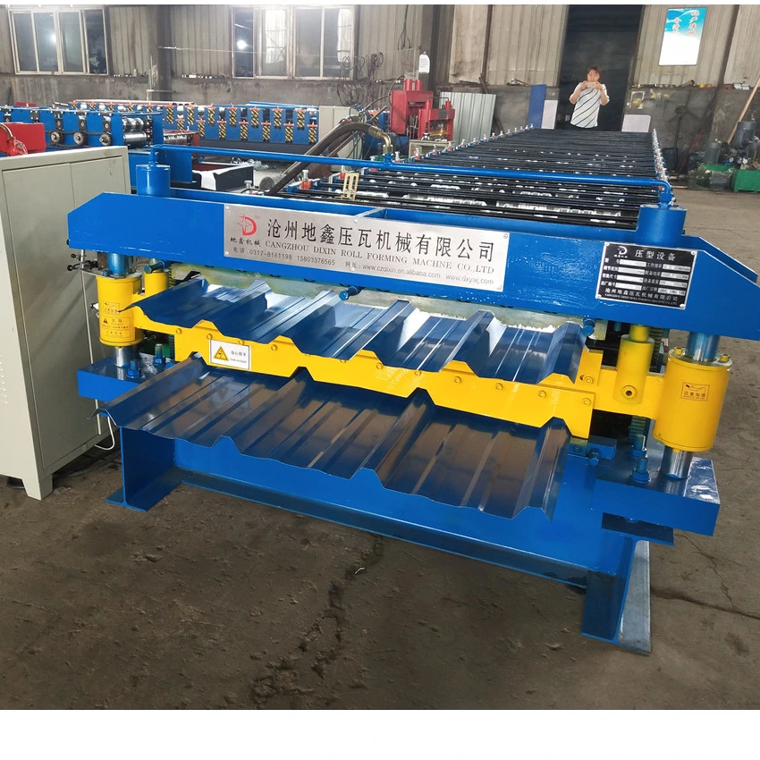 Metal Color Double Layer Steel Roll Forming Machine