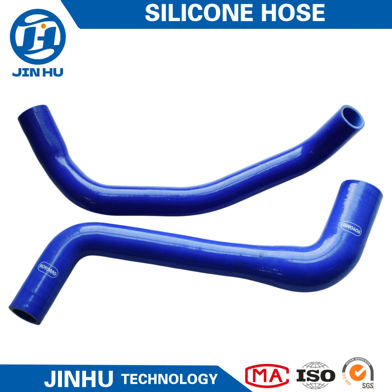 High Temperature Performance Auto Straight Elbow 90/45 Degree Reinforced Silicone Radiator Rubber Hose (OEM)