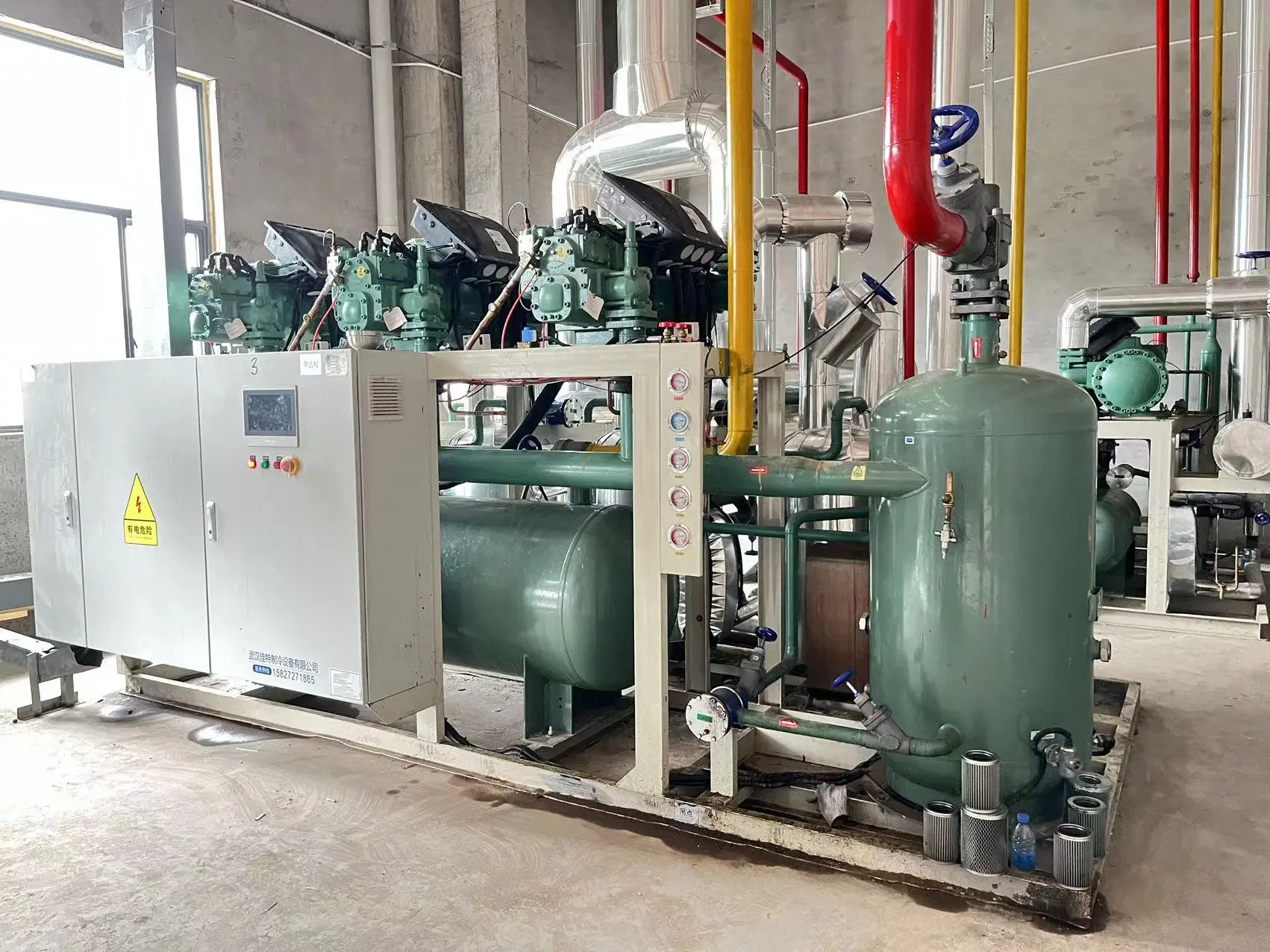 Factory Industrial Low Temperature Freezer Machine Multiple Parallel Compressor Condensing Unit for Cold Storage