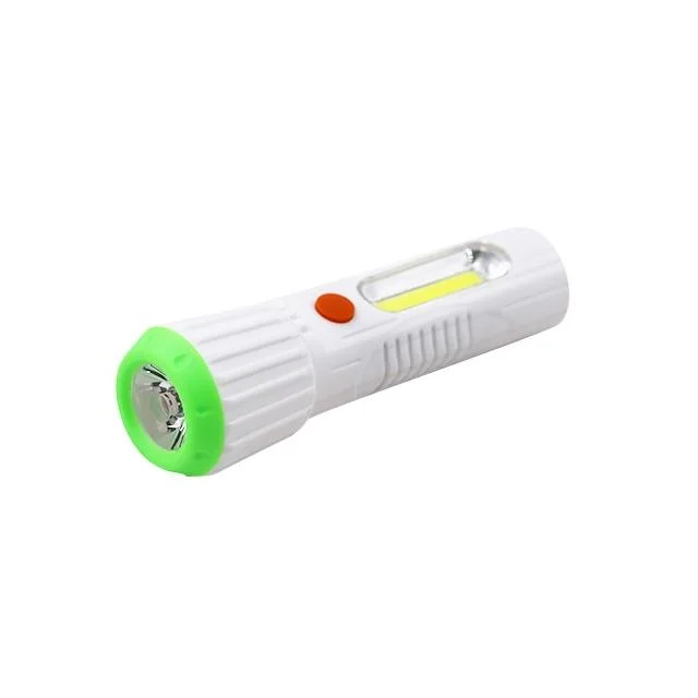 Goldmore10 Super Handy Lightweight Flashlight with a COB Side Light for Daily Use for Any Household and Emergency