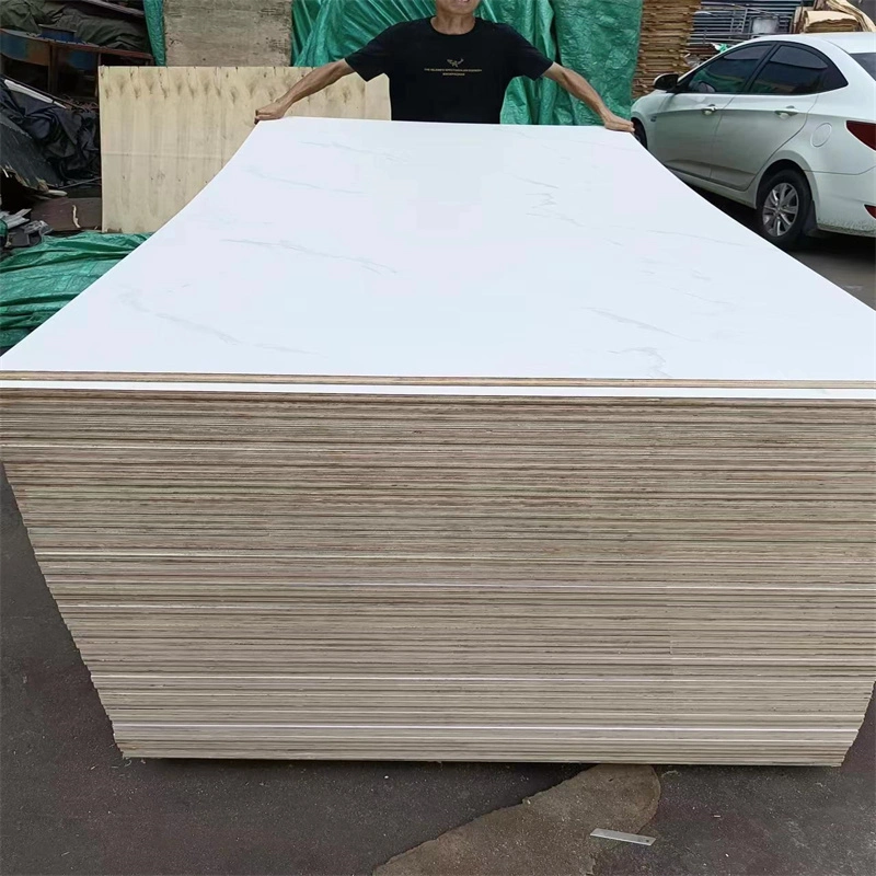 3mm 12mm 15mm 16mm 18mm Wood Grain Laminated Faced Melamine Marine Plywood