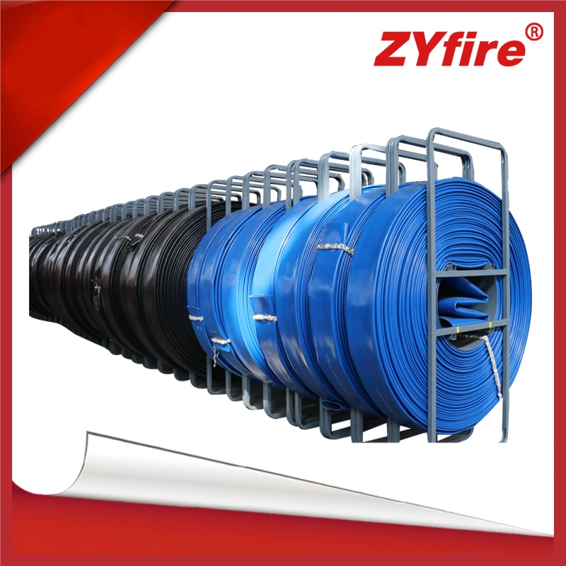 Zyfire Blue Green Black Red Large Diameter TPU Layflat Flexible Water Hose Manufacture