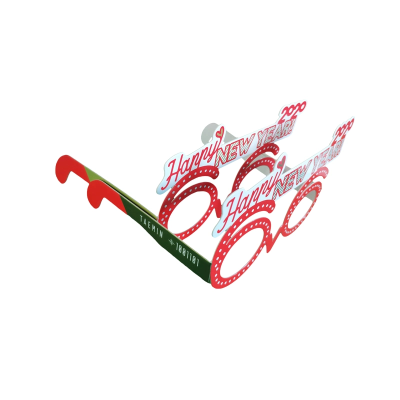 Creative Paper 3D Glasses Birthday Paper Glasses Chinese Manufacturers Custom