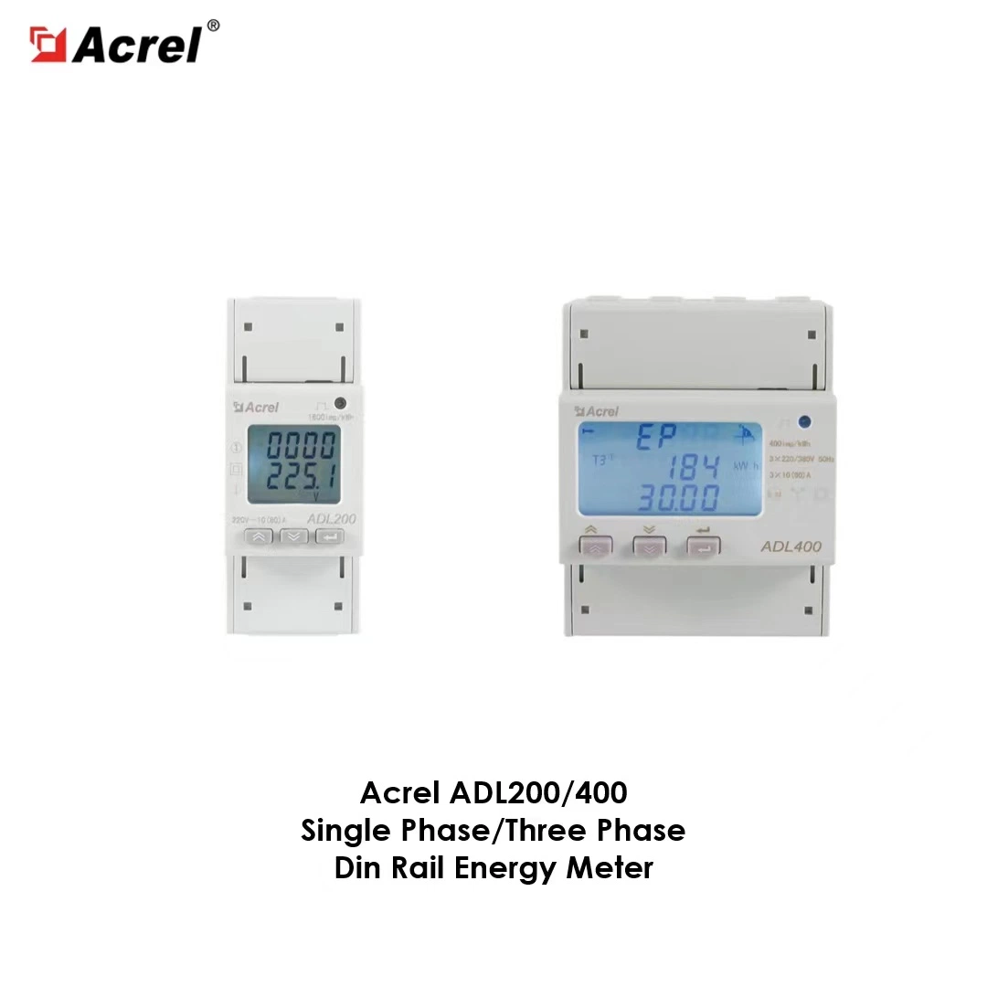 Acrel MID Certificado AC 3*220V/380V medición eléctrica bidireccional trifásica Medidores de energía