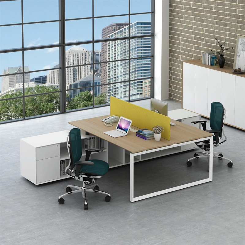 China Wholesale Coworking Space Office Table Modern Melamine Office Desk Mobiliário