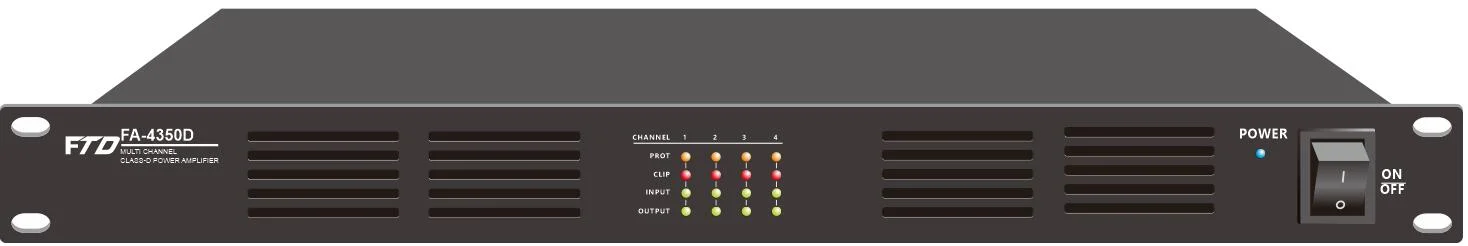 Two Channel Digital Power Class D Amplifier PA System