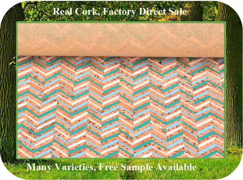 Eco-Friendly Colorful EVA Foamed Natural Cork (HS-CV-005)