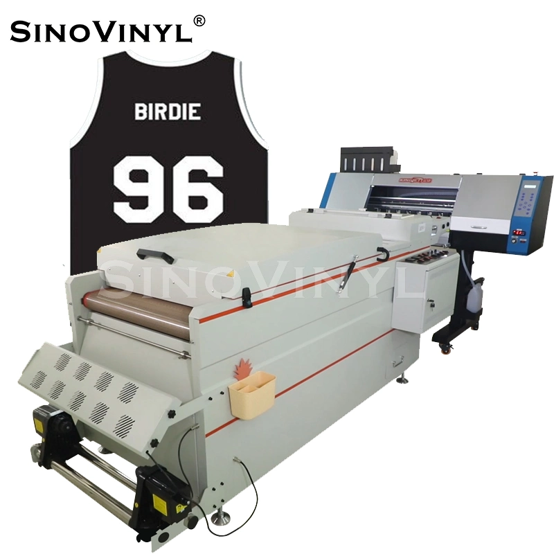 SINOVINYL DTF Printer PET Film Heat Transfer Jersey Cloth Inkjet Printers T-shirt Printing Machine