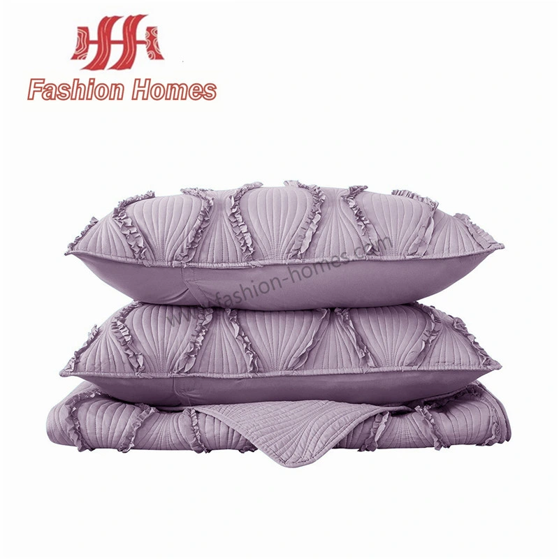 Microfiber Quality with Ruffles Cushion Cover for Display