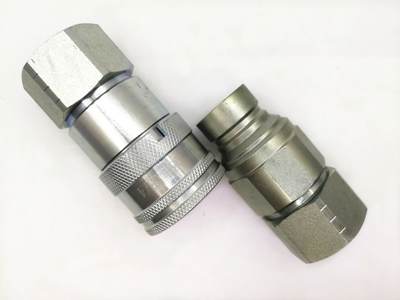 Flat Face Series Pneumatic Hydraulic Quick Coupling Fitting Joint Connector Coupler