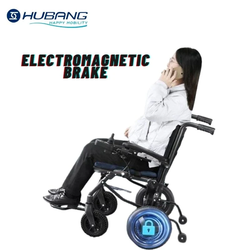 Lightweight Foldable Smart Remote Control Power Removable Motor Electric Wheelchair with Anti-Tipper