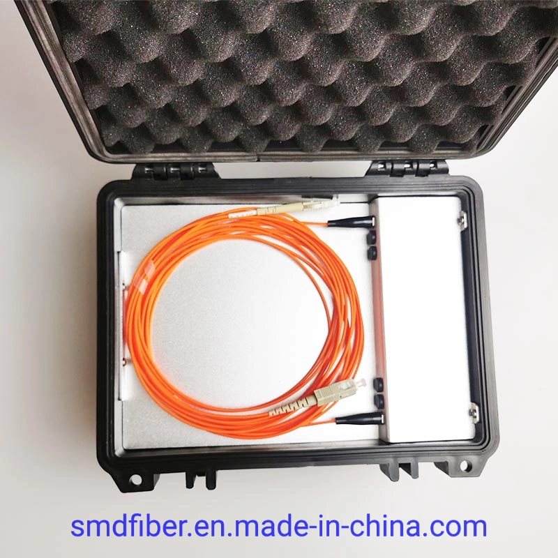 FTTH Outdoor/Indoor Optical Fiber OTDR Launch Cable Box with 1km