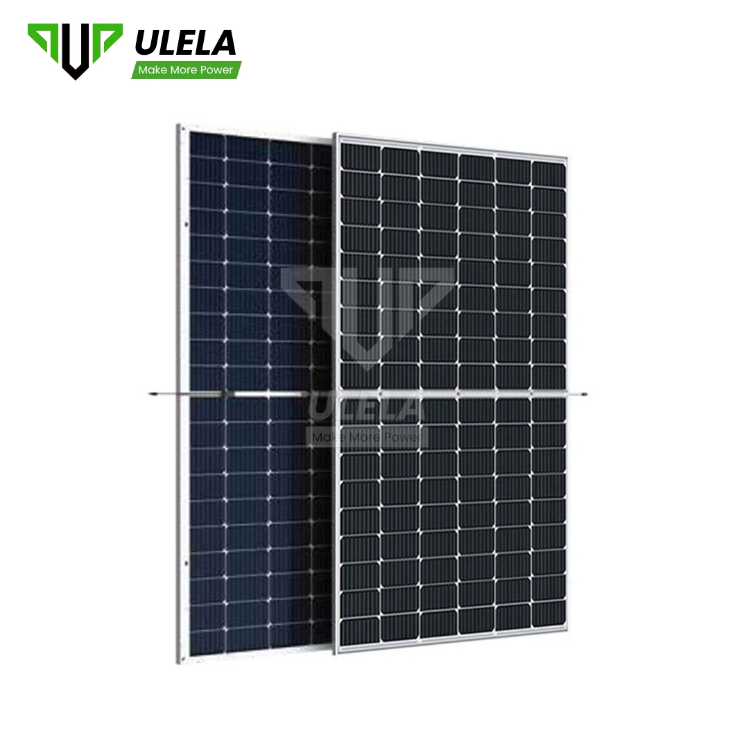 Inicio Proveedores Ulela Panel Solar Panel solar transparente personalizado de silicio monocristalino China 210mm mono Panel solar de 1000W