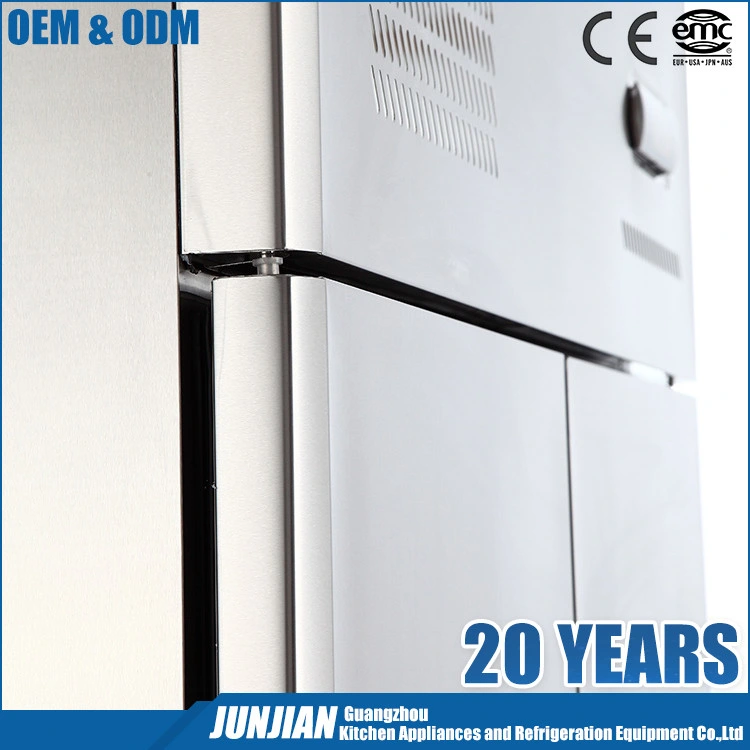 Hotel Refrigerator and Stainless Steel Kitchen Freeze and Upright Fridge Freezer