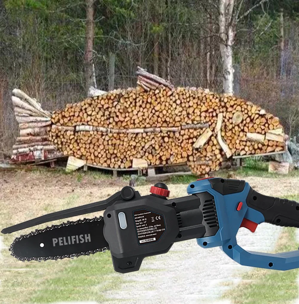 Rechargeable Mini Battery Chainsaw 6 Inch Cordless Electric Chain Saw