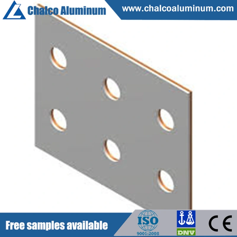 Rondelle d'aluminium plaqué de cuivre de la DPA