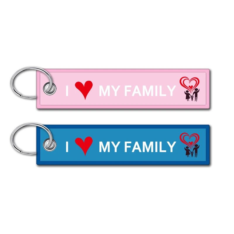 Wholesale/Supplier Cheap Price Custom Safe Polyester Embroidery Keychain Custom