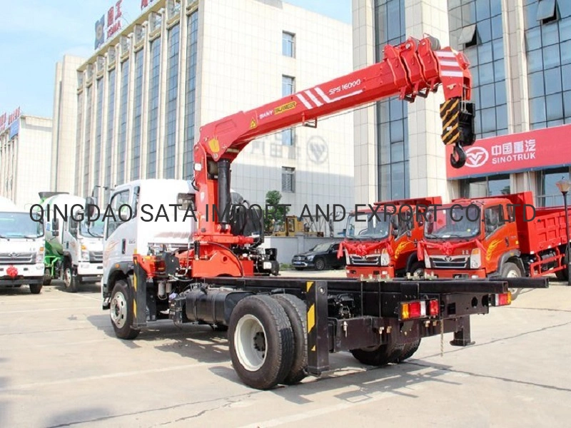 Mini Mobile Truck Mounted Crane with Telescopic Boom