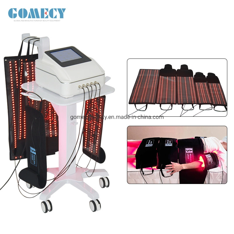 الضوء الأحمر 5D Maxlipo Diode Laser Pain Relief Pad غير الغازية آلة تحديد الأطراف للجسم بالأشعة تحت الحمراء