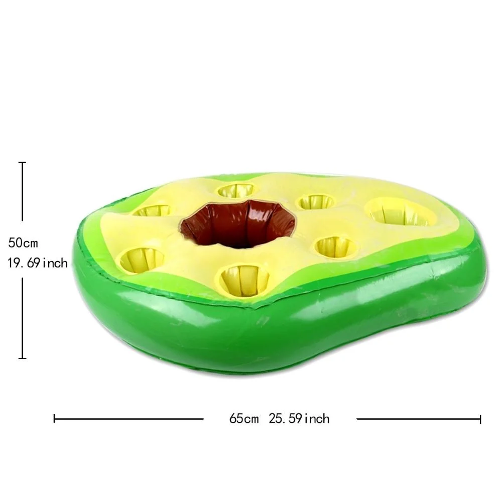 Inflatable Drink Holder Large Capacity Floating Holder Water Fun Decorations for Outdoor Summer Swimming Beach Pool Party Bl22050