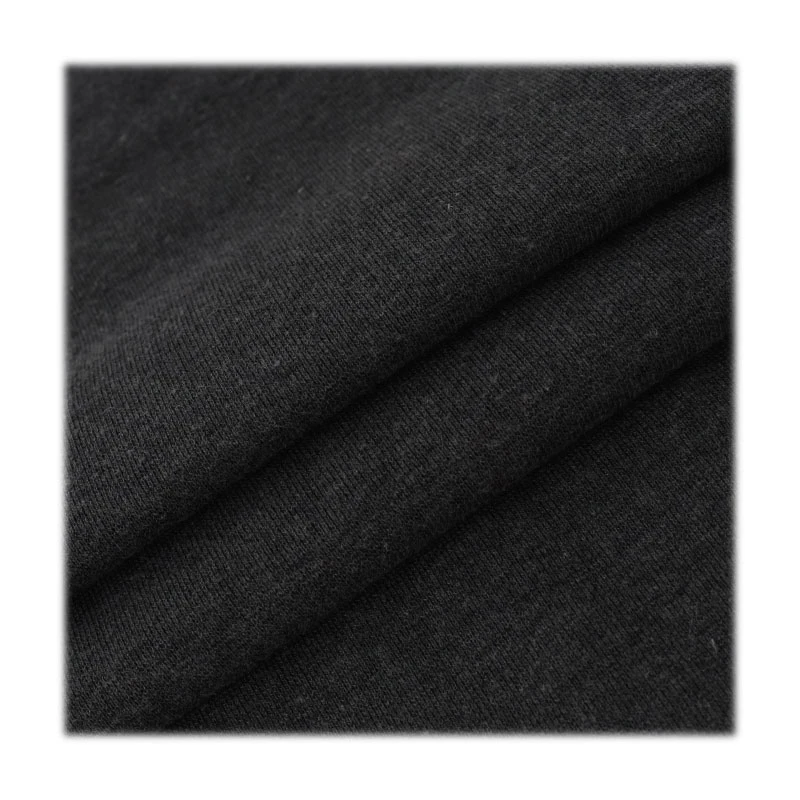 Factory Cotton Blend Polyester Spandex Rib1*1 Leisure Thermal Wool Fabric