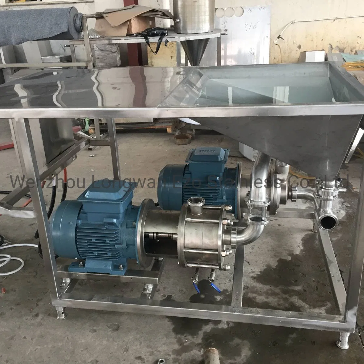 Stainless Steel Sanitary Grade Homogenizer for Bio-Pharmacy Chemical Milk