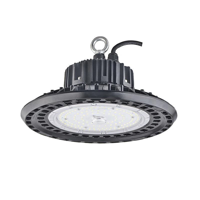 Luminaire industriel à LED haute luminosité, éclairage LED haute baie, SMD IP65, luminaire UFO LED haute baie, grande puissance 100W 150W 200W UFO avec certification CE RoHS.