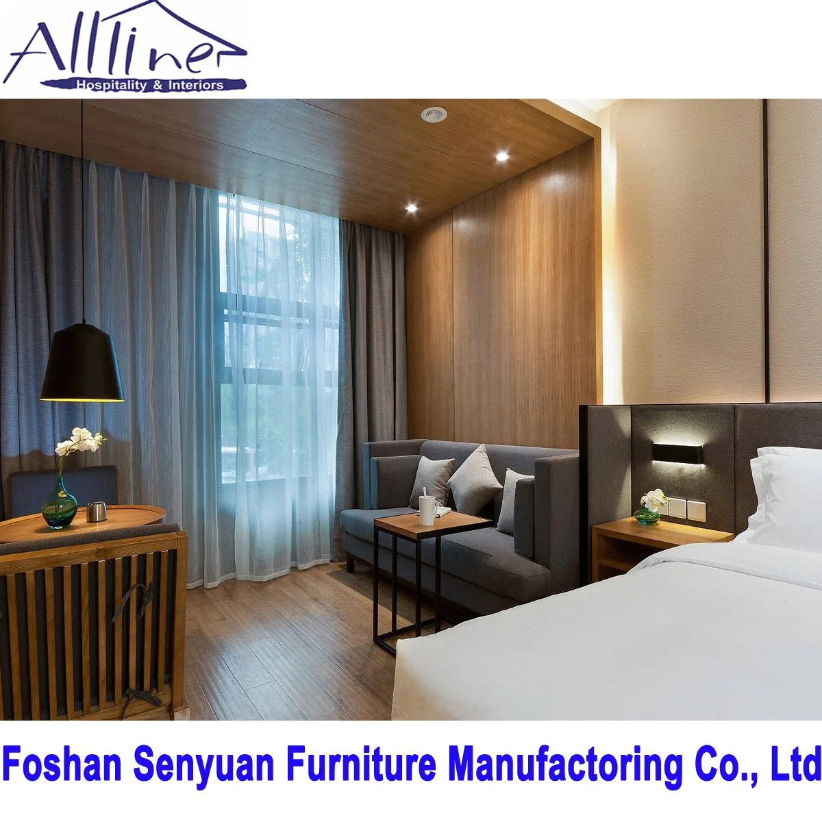 Nice Design Wooden Hotel Standard Hotel Room Furniture