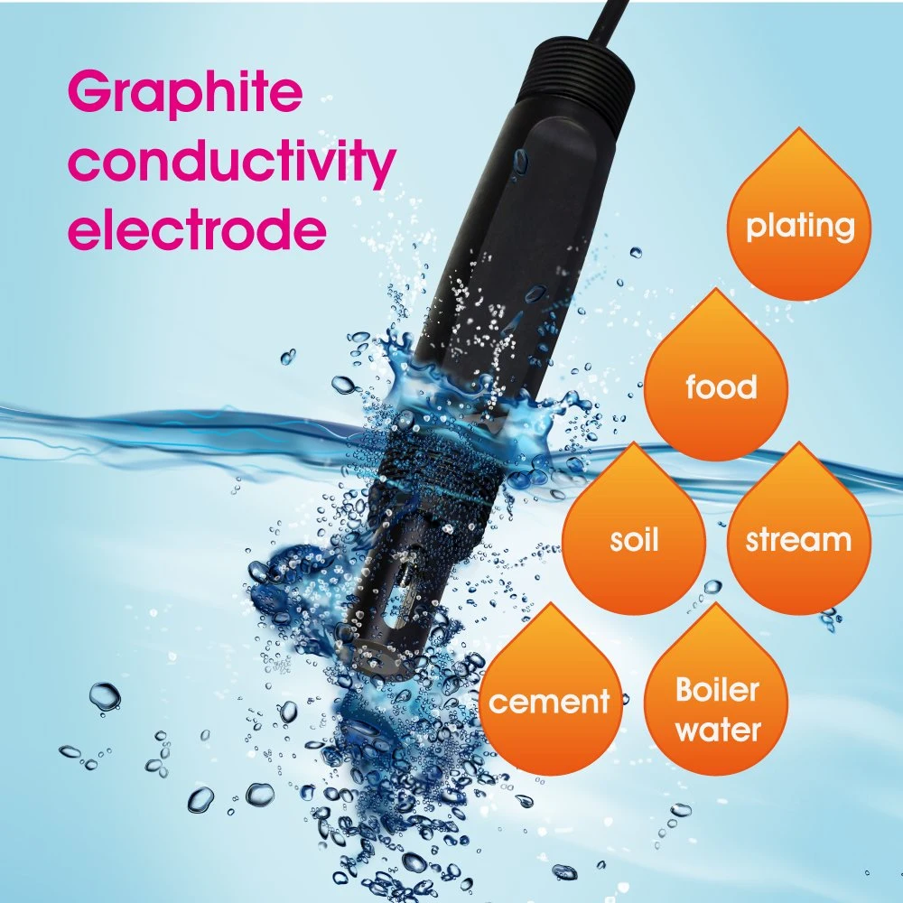 Analog Signal Ec Meter Electrical Conductivity TDS Sensor Salinity for Chemical Process